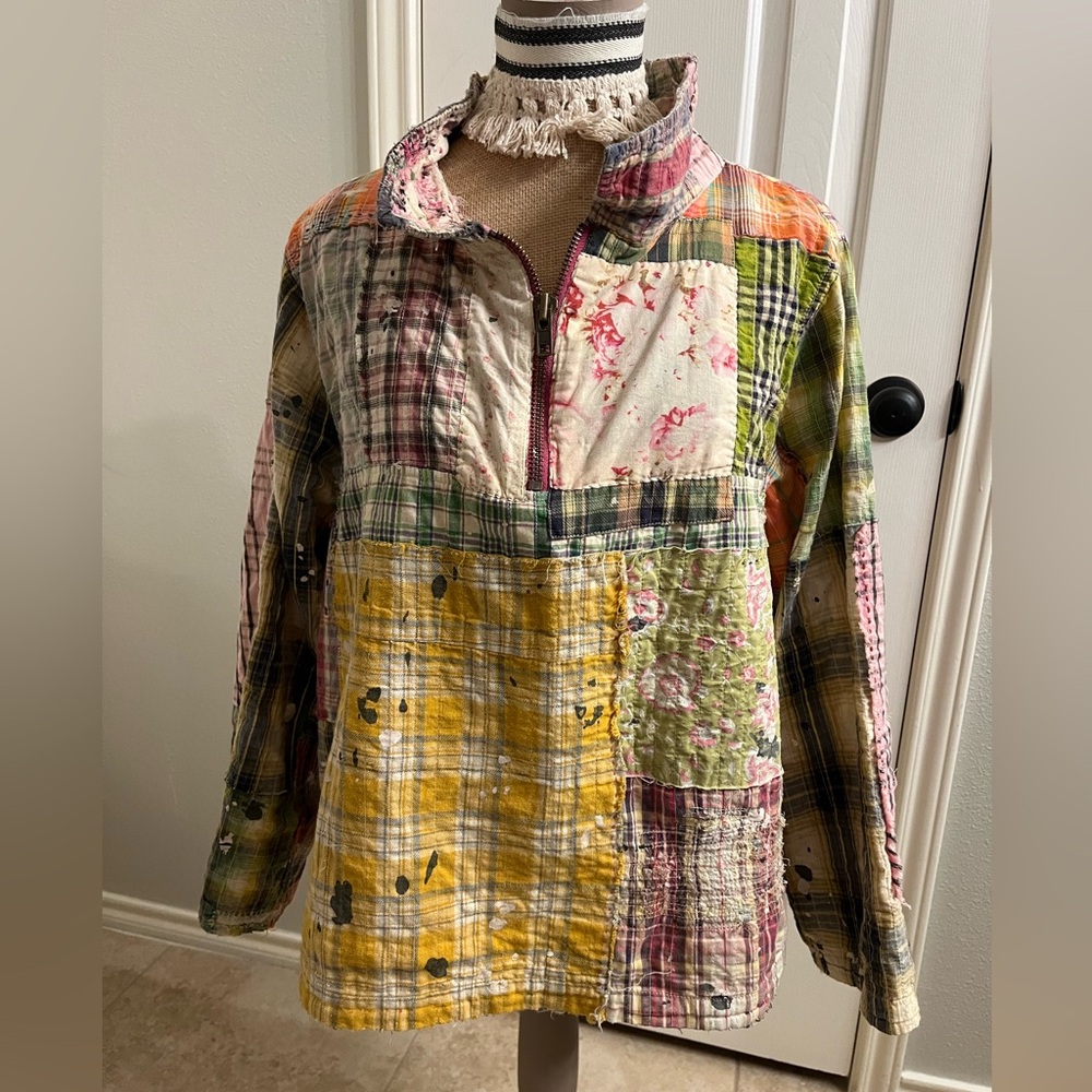 Magnolia Pearl Patchwork pullover